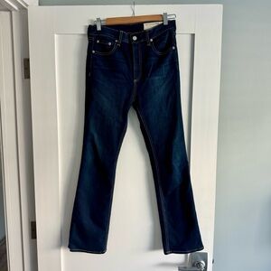 rag & bone Dark Blue Bootcut Jeans High Waist